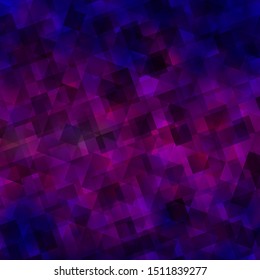 Light Purple, Pink vector texture with triangular style. Glitter abstract illustration with triangular shapes. Pattern for booklets, leaflets