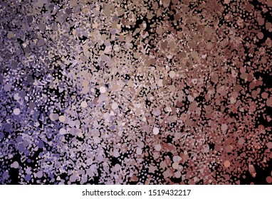 Light Purple, Pink vector texture with abstract forms. Colorful chaotic forms with gradient in modern style. Modern design for your business card.