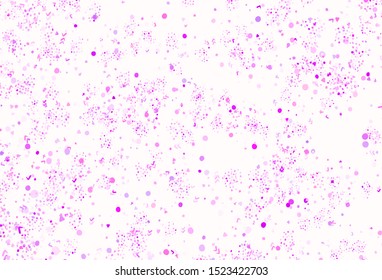 Light Purple, Pink vector texture with abstract forms. Simple colorful illustration with abstract gradient shapes. Modern design for your business card.