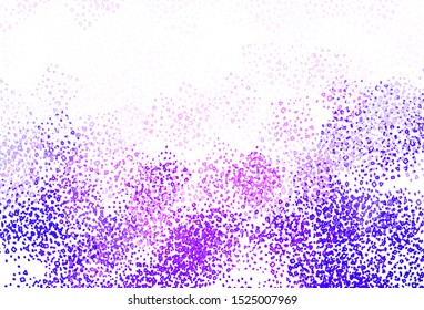 Light Purple, Pink vector texture with abstract forms. Modern abstract illustration with colorful random forms. Best smart design for your business.