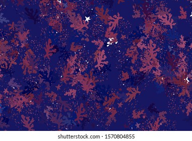 Light Purple, Pink vector texture with abstract forms. Modern abstract illustration with colorful random forms. Simple design for your web site.