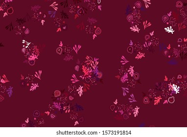Light Purple, Pink vector texture with abstract forms. Illustration with colorful gradient shapes in abstract style. Best smart design for your business.