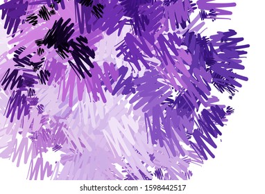 Light Purple, Pink vector texture with colored lines. Blurred decorative design in simple style with lines. Smart design for your business advert.