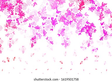 Light Purple, Pink vector texture with abstract forms. Modern abstract illustration with colorful random forms. Background for a cell phone.