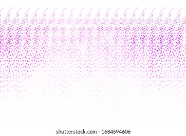 Light Purple, Pink vector texture with disks. Abstract illustration with colored bubbles in nature style. Pattern for textures of wallpapers.