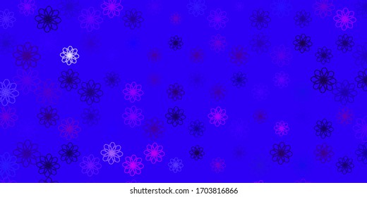 Light Purple, Pink vector texture with wry lines. Colorful illustration, which consists of curves. Best design for your ad, poster, banner.