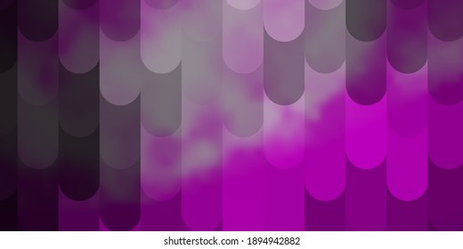 Light Purple, Pink vector texture with lines. Gradient illustration with straight lines in abstract style. Pattern for booklets, leaflets.