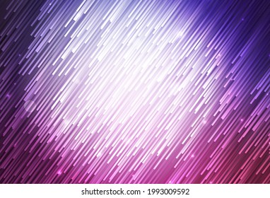 Hellviolett, rosafarbene Vektorstruktur mit farbigen Linien. Farbige Illustration mit scharfen Streifen. Muster für Ihre Business-Websites.