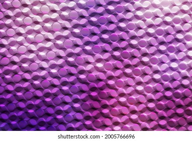 Light Purple, Pink vector texture with disks. Glitter abstract illustration with blurred drops of rain. Design for your business advert.