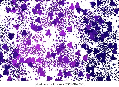 Light Purple, Pink vector texture with abstract forms. Simple colorful illustration with abstract gradient shapes. Simple design for your web site.