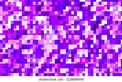 Light Purple, Pink vector texture in rectangular style. Modern abstract illustration with colorful rectangles. The template can be used as a background.