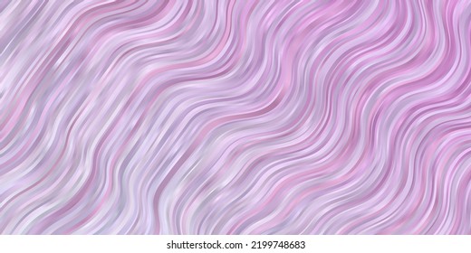 Light Purple, Pink vector texture with circular arc. Colorful illustration, which consists of curves. Pattern for websites, landing pages.