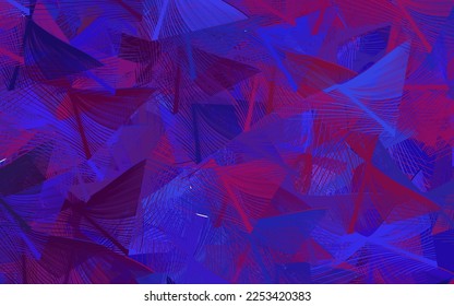 Light Purple, Pink vector texture with abstract forms.