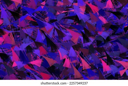 Light Purple, Pink vector texture with abstract forms.