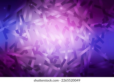 Light Purple, Pink vector texture with colored lines. Blurred decorative design in simple style with lines. Pattern for ad, booklets, leaflets.