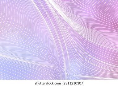 Púrpura claro, textura vectorial rosada con líneas de color. Ilustración abstracta geométrica moderna con Líneas. Diseño inteligente para su anuncio comercial.