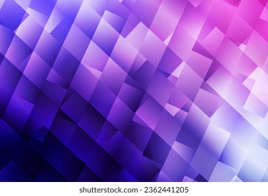 Light Purple, Pink vector texture in rectangular style. Illustration with set of colorful rectangles. Smart design for your business advert.