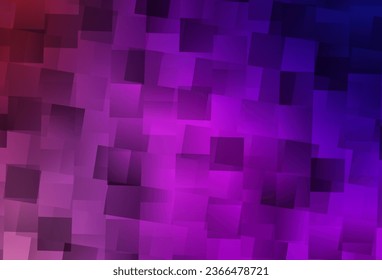 Púrpura claro, textura vectorial rosada en forma rectangular. Ilustración abstracta brillante con formas rectangulares. Patrón de anuncios comerciales, folletos, folletos