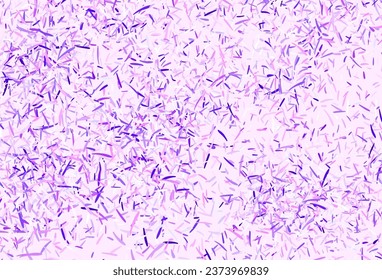 Púrpura claro, textura vectorial rosada con líneas de color. Ilustración abstracta brillante con palos de colores. Patrón de anuncios, folletos, folletos.