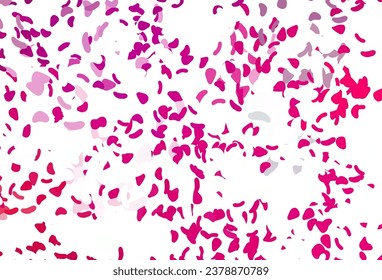 Light Purple, Pink vector texture with random forms. Illustration with colorful gradient shapes in abstract style. Simple design for your web site.