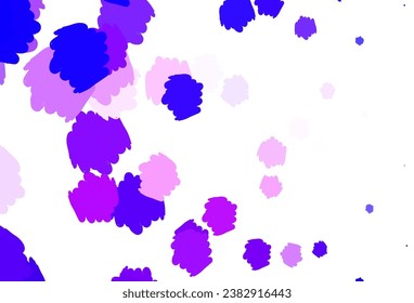 Púrpura claro, textura vectorial rosada con formas abstractas. Ilustración con formas gradientes coloridas en estilo abstracto. Diseño sencillo para su sitio web.