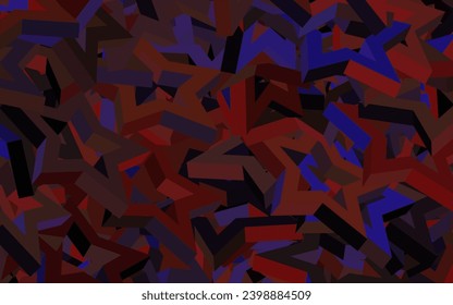 Light Purple, Pink vector texture with beautiful stars. Modern geometrical abstract illustration with stars. Template for cosmic backgrounds.