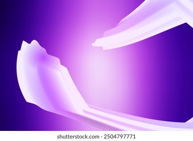 Púrpura claro, textura de Vector rosa con líneas irregulares. Muestra geométrica colorida con líneas degradadas.  Plantilla para pantallas de teléfonos celulares.