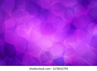 Púrpura claro, fondo de mosaico de triángulo vector rosa. Ilustración colorida en estilo abstracto con triángulos. Una nueva textura para tu sitio web.