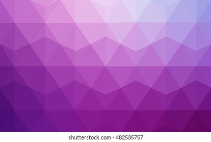 Light purple polygon abstract background. Modern geometrical abstract illustration with gradient. A new texture for your design.