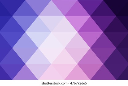 Light purple polygon abstract template. Colorful illustration in abstract style with gradient. The best triangular design for your business.