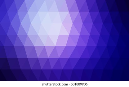 Light purple polygon abstract template. Colorful abstract illustration with gradient. The textured pattern can be used for background.