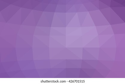 Light purple polygonal illustration, which consist of triangles. Triangular design for your business. Geometric background in Origami style with gradient.