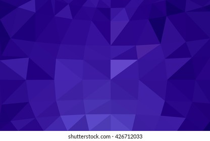 Light purple polygonal illustration, which consist of triangles. Triangular design for your business. Geometric background in Origami style with gradient.
