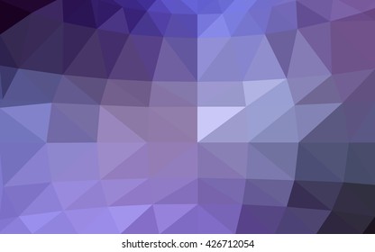 Light purple polygonal illustration, which consist of triangles. Triangular design for your business. Geometric background in Origami style with gradient.