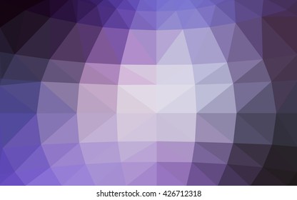 Light purple polygonal illustration, which consist of triangles. Triangular design for your business. Geometric background in Origami style with gradient.