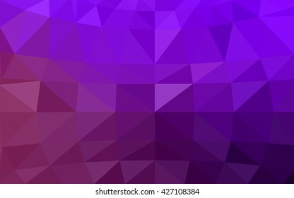 Light purple polygonal illustration, which consist of triangles. Triangular design for your business. Geometric background in Origami style with gradient.