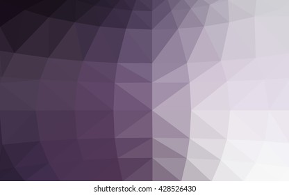 Light purple polygonal illustration, which consist of triangles. Triangular design for your business. Geometric background in Origami style with gradient.