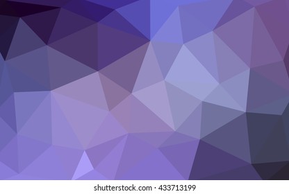 Light purple polygonal illustration, which consist of triangles. Triangular design for your business. Geometric background in Origami style with gradient.