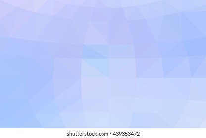 Light purple polygonal illustration, which consist of triangles. Triangular design for your business. Geometric background in Origami style with gradient.