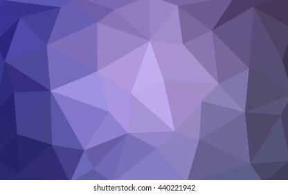 Light purple polygonal illustration, which consist of triangles. Triangular design for your business. Geometric background in Origami style with gradient.