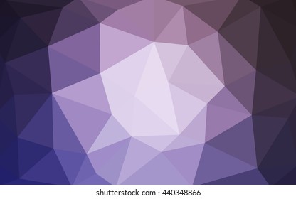 Light purple polygonal illustration, which consist of triangles. Triangular design for your business. Geometric background in Origami style with gradient.