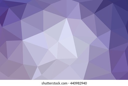 Light purple polygonal illustration, which consist of triangles. Triangular design for your business. Geometric background in Origami style with gradient.