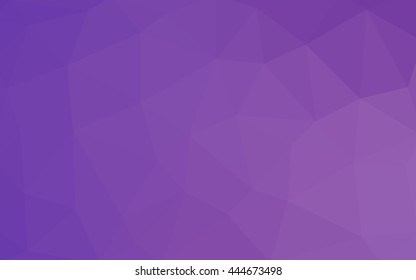 Light purple polygonal illustration, which consist of triangles. Triangular design for your business. Geometric background in Origami style with gradient.