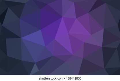 Light purple polygonal illustration, which consist of triangles. Triangular design for your business. Geometric background in Origami style with gradient.