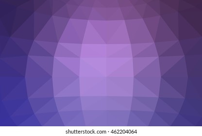 Light purple polygonal illustration, which consist of triangles. Triangular design for your business. Geometric background in Origami style with gradient.
