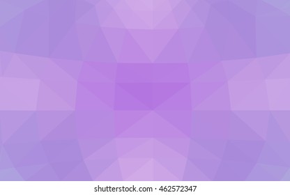 Light purple polygonal illustration, which consist of triangles. Triangular design for your business. Geometric background in Origami style with gradient.