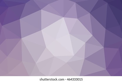 Light purple polygonal illustration, which consist of triangles. Triangular design for your business. Geometric background in Origami style with gradient.
