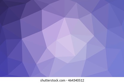 Light purple polygonal illustration, which consist of triangles. Triangular design for your business. Geometric background in Origami style with gradient.