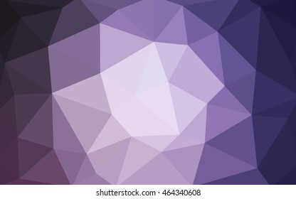 Light purple polygonal illustration, which consist of triangles. Triangular design for your business. Geometric background in Origami style with gradient.