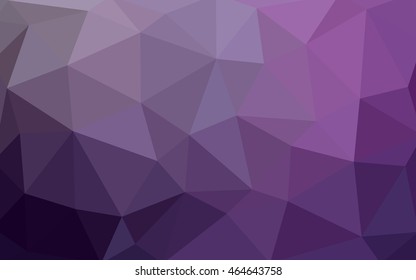 Light purple polygonal illustration, which consist of triangles. Triangular design for your business. Geometric background in Origami style with gradient.
